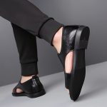 Plus Size Men's Open Toe Breathable Sandals, Comfy Non Slip Rubber Sole Casual Durable Beach Water Shoes, Men's Footwear - Image 7