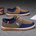 Men's Canvas Low Top Sneaker Lace-up Classic Casual Walking Shoes - Image 2