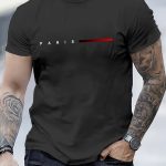 Creative Letter Print, Men's Graphic Design Crew Neck T-shirt, Casual Comfy Tees For Summer, Men's Clothing Tops For Daily Gym Workout Running - Image 4