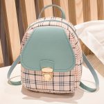 Plaid Backpack With Adjustable Straps, Cute Small Backpack, Zipper Casual Shoulder Bag, Card Wallet, Mobile Casual Phone Bag, Casual Camera Bag, Lipstick Bag, Key Bag, Single Shoulder Bag, Diagonal Span Bag, Backpack Dual Purpose (6.3*2.4*8.3)Inch - Image 14