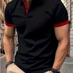 Breathable Regular Fit Golf Shirt, Men's Casual V-Neck T-Shirt Short Sleeve For Summer, Men's Clothing - Image 12