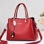 Classic Elegant Top Handle Handbag, All-Match Textured Shoulder Commuter Bag, Women's PU Leather Bag - Image 5