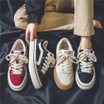 Men's Classic Trendy Skateboard Shoes Lace Up Low Top Non Slip For Outdoor Casual Activities Walking Hiking All Seasons - Image 5