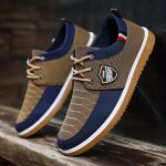 2026 Men's New Canvas Shoes, Breathable Non-slip Lace-up Skate Shoes For Outdoor, Spring And Autumn