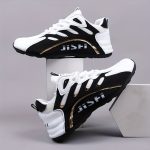 Men's Knit Breathable Running Shoes, Comfy Non Slip Lace Up Shock Absorption Sneakers For Men's Outdoor Activities - Image 6