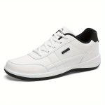 Men's Casual Comfortable Sneakers, Lightweight Durable Anti-Slip Sneakers, Street Style Trendy Shoes For Daily Wear - Image 2