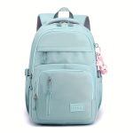 Lightweight Waterproof Business Computer Backpack, Multi-layer Large Capacity Student Schoolbag, Travel Essential Casual Backpack With Pendant - Image 4