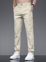 Men's Solid Casual Fashion Pants For Spring Fall, Versatile Trousers For Males - Image 11