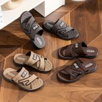 Men's Alphabet Design Casual Dual-Purpose Sandals Slippers, Non-Slip Beach Shoes For Summer Outdoor - Image 7