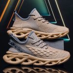 Men's Blade Sneakers, Breathable Shock Absorption Running Shoes Lightweight Non-Slip Shoes For Jogging Tennis Gym, Walking Sneakers, Athletic Shoes - Image 10