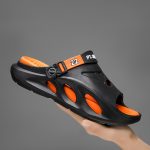Men's Fashion EVA Slides, Non Slip Quick-drying Open Toe Slippers For Indoor Outdoor Walking, Men's Summer Beach Slides - Image 8