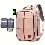 Multifunctional Travel Backpack, Airline-approved Laptop Schoolbag, Outdoor Sports Daypack With Shoes Compartment - Image 4