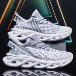 Men's Blade Sneakers, Breathable Shock Absorption Running Shoes Lightweight Non-Slip Shoes For Jogging Tennis Gym, Walking Sneakers, Athletic Shoes - Image 3