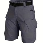 Men's Multi-Pocket Tactical Shorts Multi-Purpose Cargo Shorts Outdoor Waterproof Hiking Track Shorts ( Larger Size Recommended) - Image 4