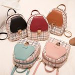 Plaid Backpack With Adjustable Straps, Cute Small Backpack, Zipper Casual Shoulder Bag, Card Wallet, Mobile Casual Phone Bag, Casual Camera Bag, Lipstick Bag, Key Bag, Single Shoulder Bag, Diagonal Span Bag, Backpack Dual Purpose (6.3*2.4*8.3)Inch - Image 9