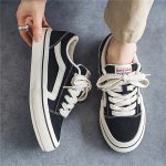 Men's Classic Striped Trendy Skateboard Shoes Lace Up Non Slip Low Top Comfy Sneakers For Outdoor Walking Jogging Campus Street Holiday All Seasons - Image 13