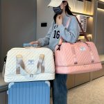 Luxury Large Capacity Duffel Bag – Versatile Shoulder & Crossbody Tote With Dry Wet Separation Pockets And Dual Side Pockets For Travel & Gym - Image 13