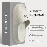 Cute Cartoon Bear Pattern Slides, Casual Soft Sole Pillow Slides, Comfortable Indoor Home Slides - Image 2