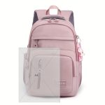 Lightweight Waterproof Business Computer Backpack, Multi-layer Large Capacity Student Schoolbag, Travel Essential Casual Backpack With Pendant - Image 11
