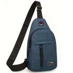 Waterproof Shoulder Crossbody Bag, Outdoor Sports Cycling Chest Bag With Earphone Hole - Image 2