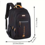 1pc Large Capacity Business Travel Backpack, Waterproof Casual Travel Backpack - Image 5
