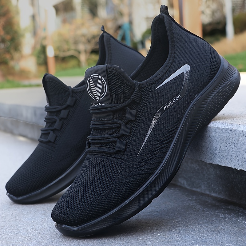91cd7eb1ce4fd6fcad1ed4fac0d9f58a.jpg Men's Slip-on Sneakers With Shoelaces - Odor-resistant Athletic Shoes - Lightweight And Breathable - Image 1