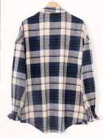 Plaid Print Button Front Blouse, Casual Long Sleeve Blouse For Spring & Fall, Women's Clothing - Image 4