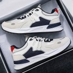 Men's Vintage Old School Style Running Shoes, Comfy Non Slip Soft Sole Durable Sneakers For Men's Outdoor Activities