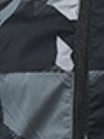 Geometric Pattern Design Men's Color Blocked Zip Up Hooded Indbreaker, Suitable For Outdoor Hiking, Camping And Travel In All Seasons - Image 6