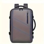 Men's Large Capacity Backpack, 39.62cm Laptop Backpack, Extendable Backpack For Travel, Business, School - Image 2