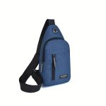 Men's Adjustable Chest Bag Outdoor Mountaineering Cycling One Shoulder Slant Cross Oxford Cloth Chest Bag - Image 6