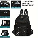 Women's And Men's Casual Backpack, Christmas Gift, Multiple Pockets, Large Capacity Wear-resistant Backpack, Suitable For Commuting Travel - Image 12
