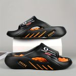 Unisex Trendy Colour Block Open Toe Breathable Slippers With Massage Grains, Comfy Non Slip Durable EVA Sole Slides For Men's & Women's Indoor Activities - Image 6