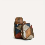 Rhombus Pattern Crossbody Bag, Colorblock Mini Square Bag, Women Retro Shoulder Bag With Coin Purse - Image 12
