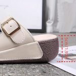 Women's Solid Color Stylish Sandals, Buckle Belt Soft Sole Platform Slip On Shoes, Casual Summer Beach Shoes - Image 11