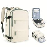 Travel Laptop Backpack, Large Capacity Bag, Unisex Design, Airline Approved, With USB Charging Port And Spacious Compartments - Image 20