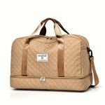 Luxury Large Capacity Duffel Bag – Versatile Shoulder & Crossbody Tote With Dry Wet Separation Pockets And Dual Side Pockets For Travel & Gym - Image 9