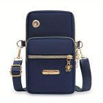 Mini Casual Zipper Shoulder Bag, Minimalist Mobil Earphone Crossbody Bag For Women, Lightweight Shopping Wallet - Image 4