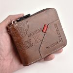 1pc Men's Business Wallet, Retro Letter Embossed Credit Card Holder, Gift For Men