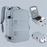 Travel Laptop Backpack, Large Capacity Bag, Unisex Design, Airline Approved, With USB Charging Port And Spacious Compartments - Image 14