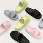 Simple Letter Design Slides, Casual Open Toe Soft Sole Shoes, Comfortable Indoor Home Bathroom Shower Slides - Image 9