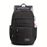 Lightweight Waterproof Business Computer Backpack, Multi-layer Large Capacity Student Schoolbag, Travel Essential Casual Backpack With Pendant - Image 6