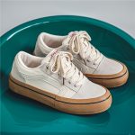 Men's Classic Striped Trendy Skateboard Shoes Lace Up Non Slip Low Top Comfy Sneakers For Outdoor Walking Jogging Campus Street Holiday All Seasons - Image 3