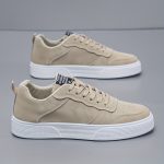 Men's Trendy Solid Colour Low Top Skateboard Shoes, Comfy Non Slip Casual Lace Up Sneakers For Men's Outdoor Activities - Image 5