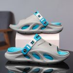 Men's Fashion EVA Slides, Non Slip Quick-drying Open Toe Slippers For Indoor Outdoor Walking, Men's Summer Beach Slides - Image 12