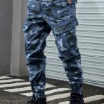 Men's Camouflage Pattern Loose Fit And Cuffed Cargo Pants With Multiple Flap Pockets, Versatile For Street Wear And Outdoors Activities - Image 3
