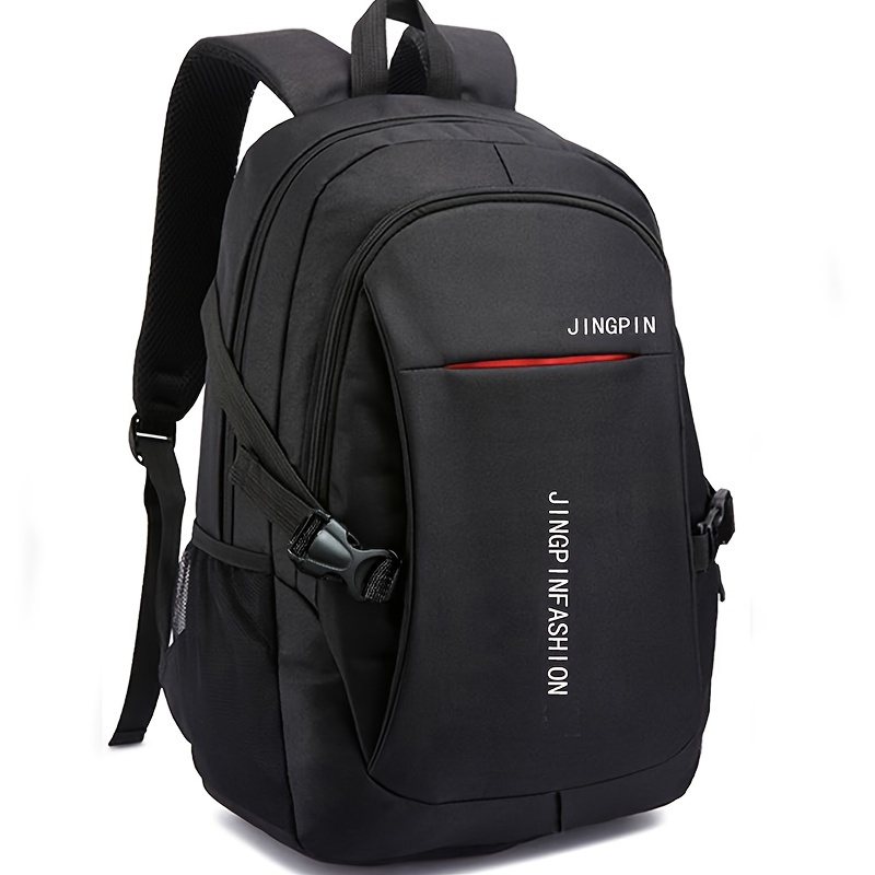 abb22217a9a2c7598e4f691e3ed9f3ff.jpg Men's Backpack, Trendy Large Capacity High School Junior High School Student Bag, Travel Bag Computer Bag (Zipper Direction Assorted Varieties) - Image 1