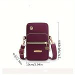 Mini Casual Zipper Shoulder Bag, Minimalist Mobil Earphone Crossbody Bag For Women, Lightweight Shopping Wallet - Image 9