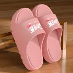 Letter Print EVA Pillow Slides, Lightweight Soft Sole Comfort Home Shower Slides, Non-slip Beach Slides - Image 8