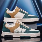 Men's Trendy Street Style Wave Pattern Low Top Skateboard Shoes, Comfy Non Slip Lace Up Sneakers For Men's Outdoor Activities - Image 11